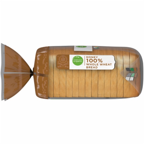 Simple Truth Organic™ Honey 100% Whole Wheat Bread Perspective: left