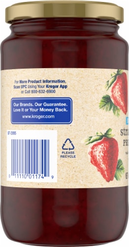 Kroger® Sugar Free Strawberry Preserves Perspective: left