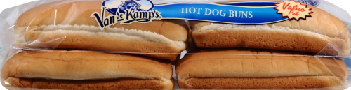 Van De Kamp's Value Pak White Hot Dog Buns Perspective: left