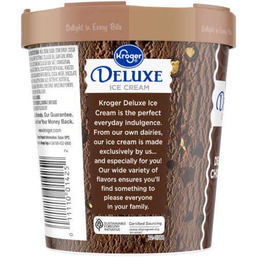 Kroger® Deluxe Death By Chocolate Ice Cream Pint Perspective: left