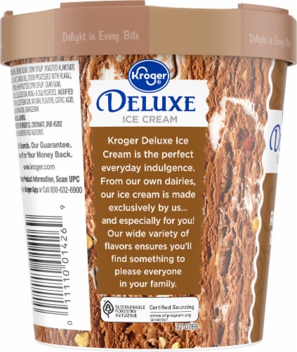 Kroger® Deluxe Rocky Road Ice Cream Pint Perspective: left