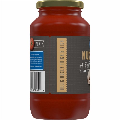Kroger®  Mushroom Pasta Sauce Jar Perspective: left