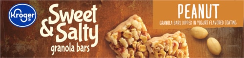 Kroger® Sweet & Salty Peanut Granola Bars Perspective: left