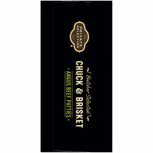 Private Selection™ Chuck & Brisket Angus Beef Patties 6 Count Perspective: left