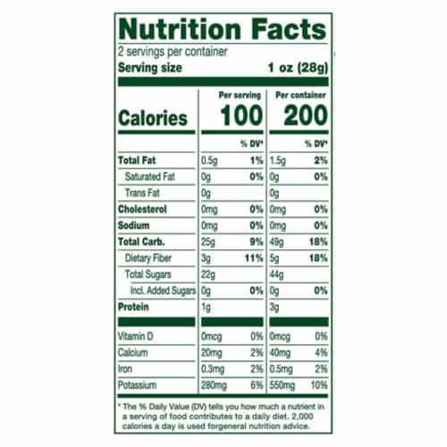 Simple Truth® No Sugar Added Freeze-Dried Mangoes BIG DEAL! Perspective: left