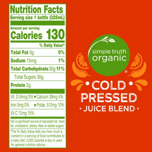 Simple Truth Organic® Citrus Cayenne Cold Pressed Juice Blend Perspective: left