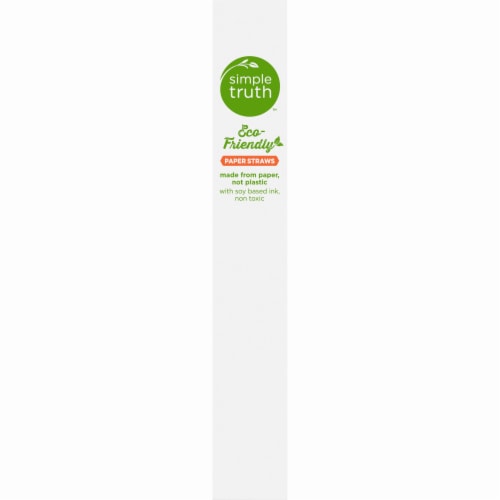 Simple Truth™ Eco Friendly Paper Straws Perspective: left
