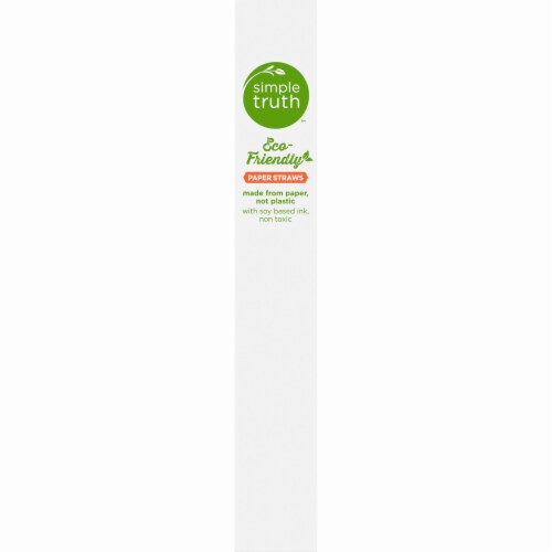 Simple Truth™ Eco Friendly Paper Straws Perspective: left