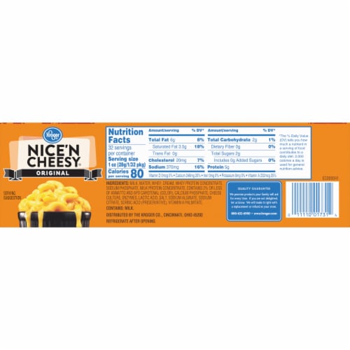 Kroger® Original Nice 'N Cheesy Pasteurized Prepared Cheese Product Perspective: left