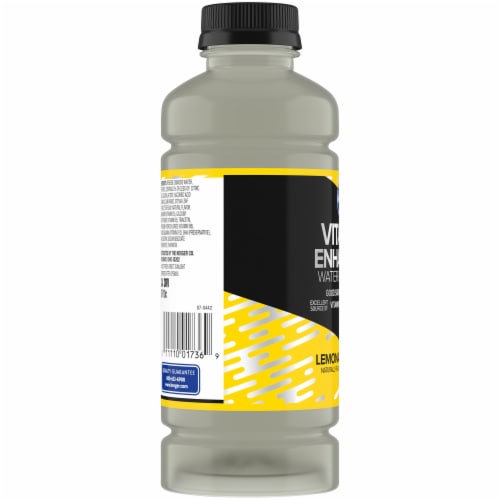 Kroger® Vitamin Enhanced Lemonade Flavored Bottled Water Perspective: left