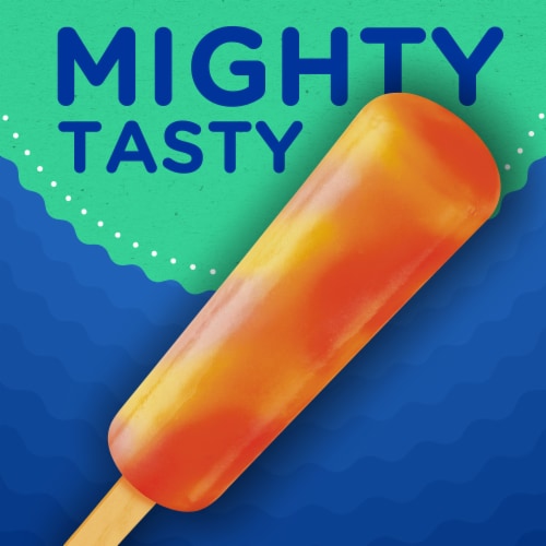 Kroger® Pineapple Guava Swirl Mighty Ice Pops Perspective: left