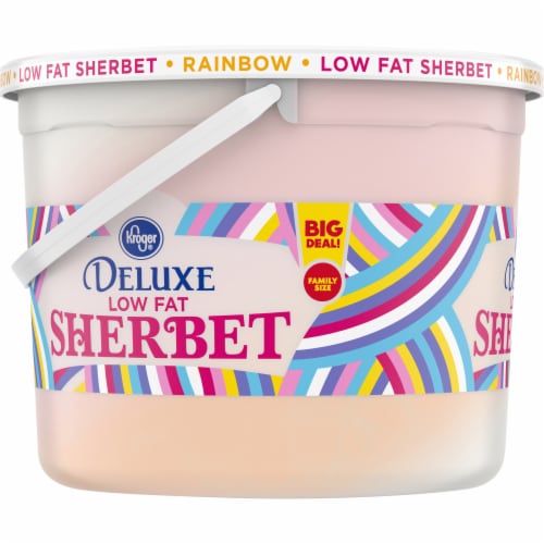 Kroger® Rainbow Sherbet Party Pail Perspective: left
