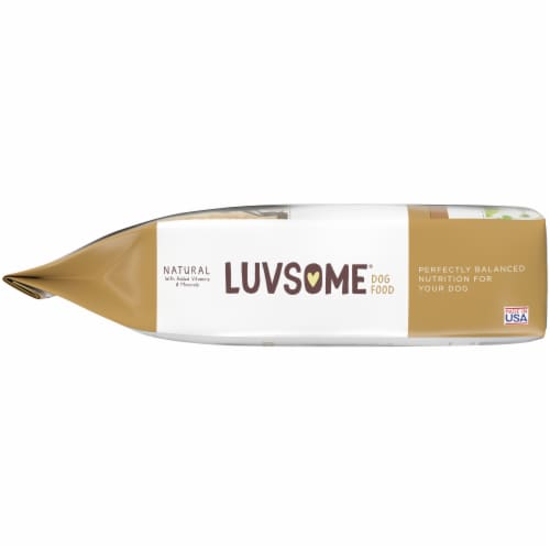 Luvsome® Natural Dry Dog Food Perspective: left
