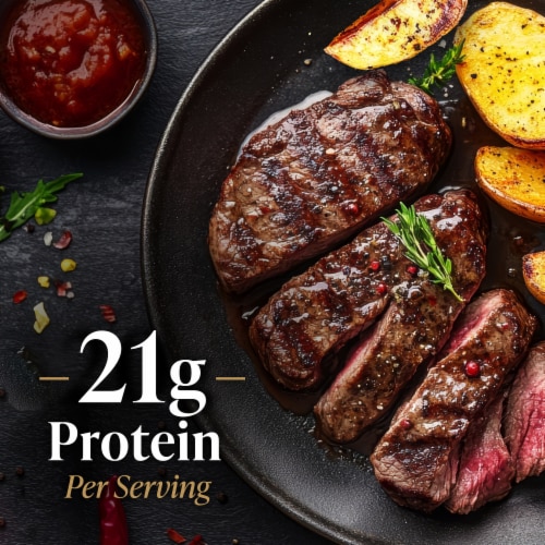 Private Selection® Culinary Cuts USDA Prime Beef New York Strip Steak Perspective: left
