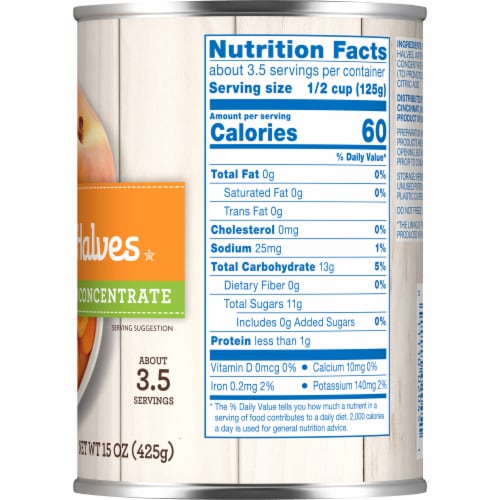 Kroger® Canned Apricot Halves in Pear Juice Perspective: left