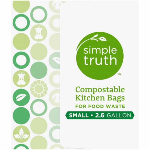 Simple Truth™ Small 2.6 Gallon Compostable Kitchen Trash Bags, 25 ct -  Baker's