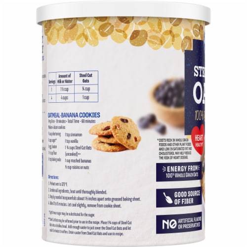 Kroger® 100% Whole Grain Steel Cut Oats Perspective: left