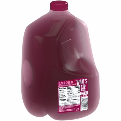 What's Sip? Black Cherry Flavored Beverage Perspective: left