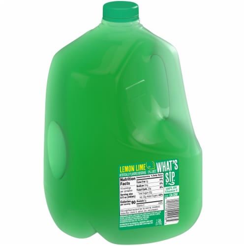 What's Sip? Lemon Lime Flavored Beverage Perspective: left
