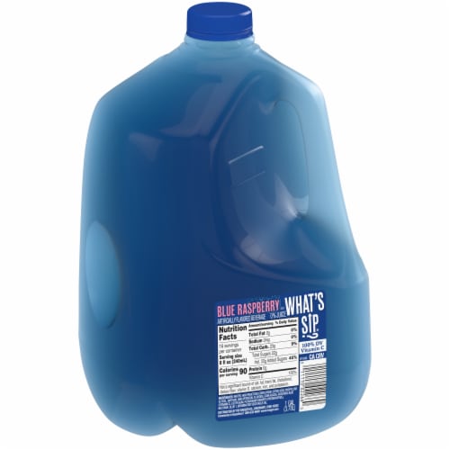 What's Sip? Blue Raspberry Flavored Beverage Perspective: left