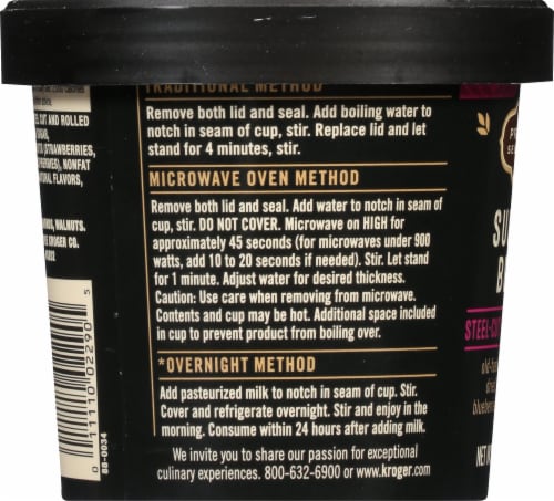 Private Selection™ Summer Berry Steel-Cut Rolled Oatmeal Perspective: left