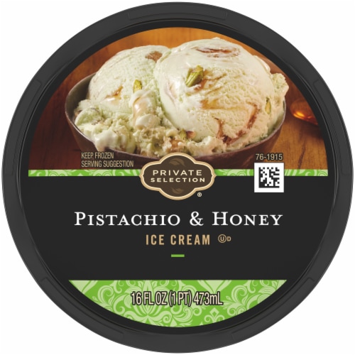 Private Selection® Pistachio & Honey Ice Cream Pint Perspective: left