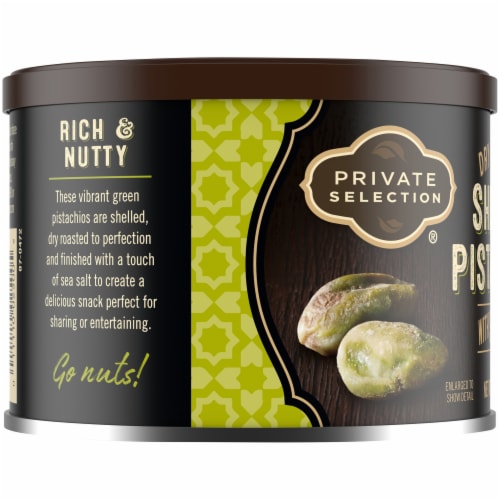 Private Selection® Dry Roasted Shelled Pistachios with Sea Salt Perspective: left