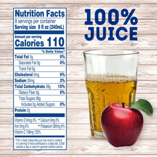 Kroger® Unfiltered 100% Apple Juice Perspective: left