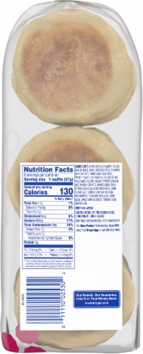 Kroger® Sourdough English Muffins Perspective: left