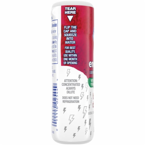 Kroger® Black Cherry Energy Liquid Water Enhancer Perspective: left