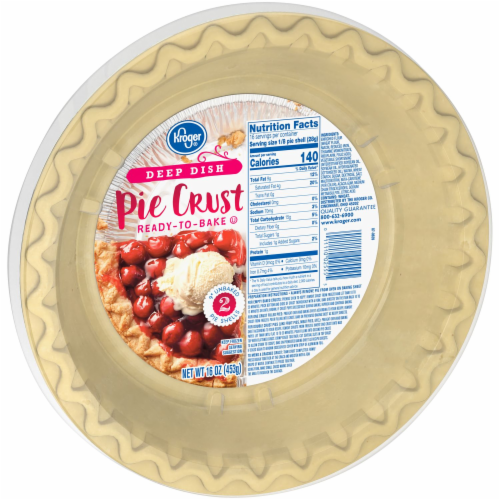 Kroger® Ready-To-Bake Deep Dish Pie Crust, 2 ct / 16 oz - Smith’s Food ...