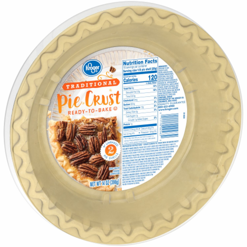 Kroger® Ready-To-Bake Traditional Pie Crust Perspective: left