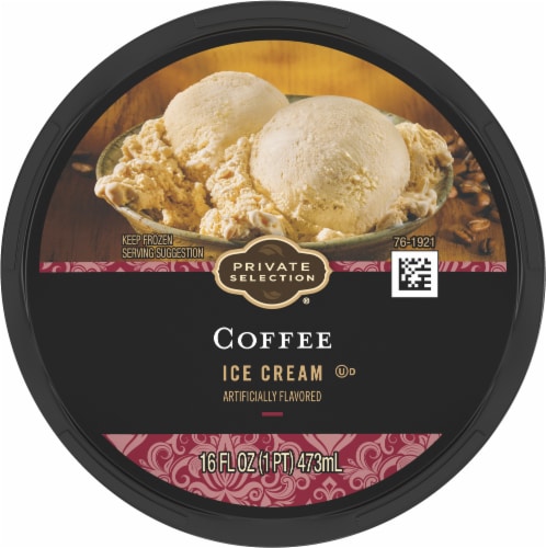 Private Selection® Coffee Ice Cream Pint Perspective: left