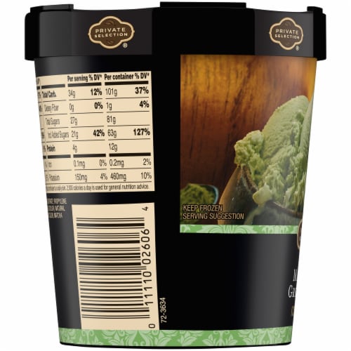 Private Selection® Matcha Green Tea Ice Cream Pint Perspective: left