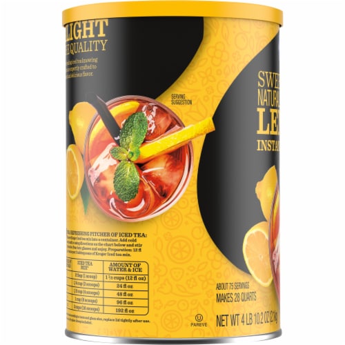 Kroger® Sweetened Lemon Instant Iced Tea Mix Perspective: left