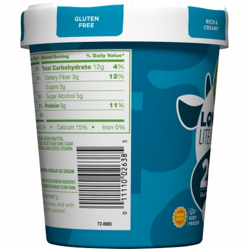 Simple Truth™ Low Cow Lite Vanilla Bean Ice Cream Perspective: left