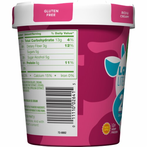 Simple Truth™ Low Cow Birthday Cake Lite Ice Cream Perspective: left