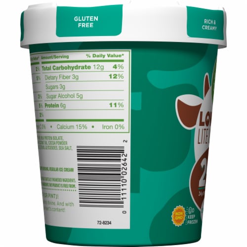 Simple Truth™ Low Cow Lite Mint Chocolate Chip Ice Cream Perspective: left