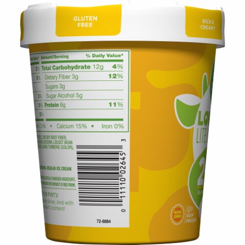 Simple Truth™ Low Cow Lite Lemon Cake Ice Cream Perspective: left