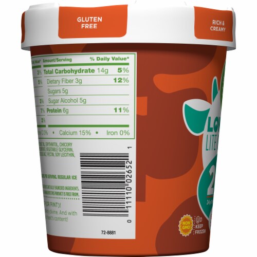 Simple Truth™ Low Cow Lite Sea Salt Caramel Ice Cream Perspective: left
