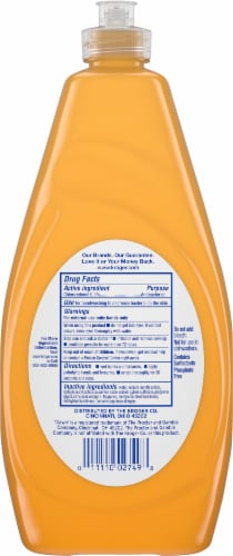 Kroger® Ultra Concentrated Antibacterial Liquid Dish Soap Orange Scent Perspective: left