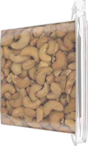 Roasted Salted Baby Cashews Perspective: left