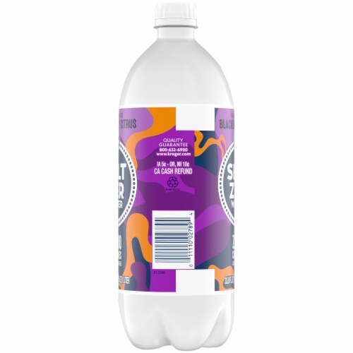 Kroger® Blackberry Citrus Seltzer Water, 1 L Ralphs