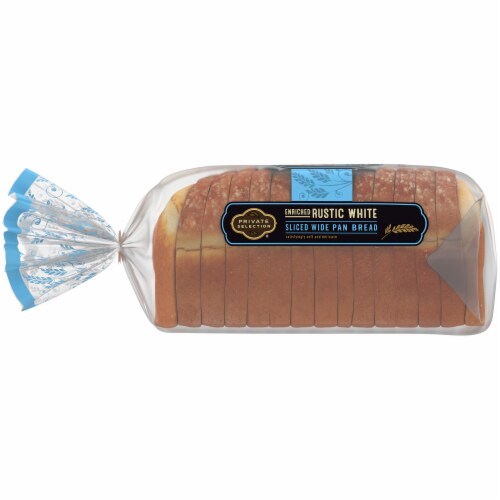 Private Selection® Enriched Rustic White Sliced Wide Pan Bread Perspective: left