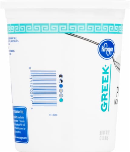 Kroger® Greek Plain Nonfat Yogurt Perspective: left
