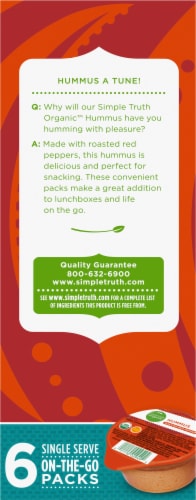 Simple Truth Organic™ Roasted Red Pepper Hummus Perspective: left
