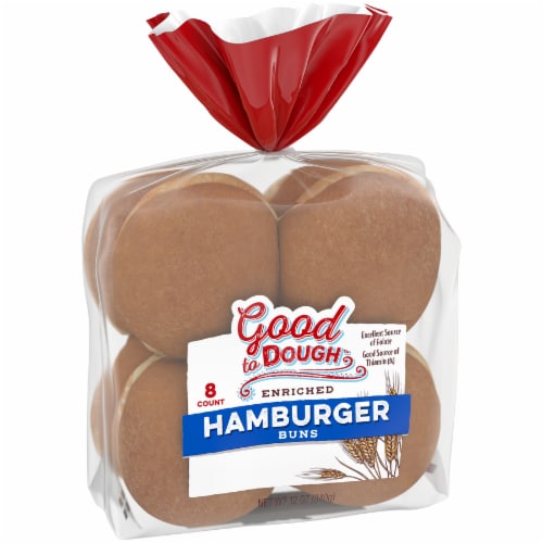 Good to Dough™ Hamburger Buns Perspective: left