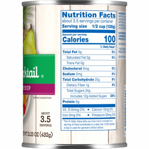 Kroger® Fruit Cocktail in Heavy Syrup Perspective: left