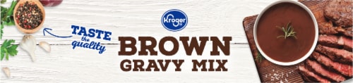 Kroger® Brown Gravy Mix Perspective: left