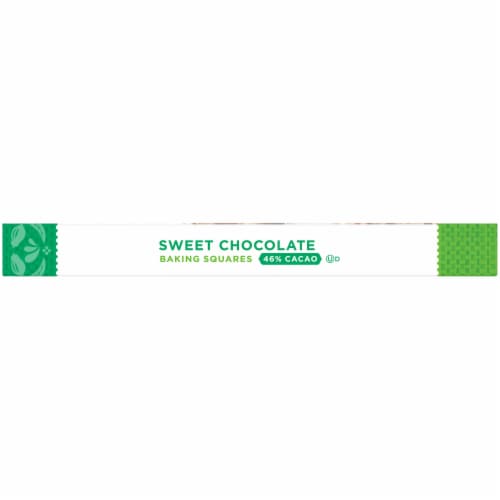 Simple Truth Organic™ Sweet Chocolate Baking Squares Box Perspective: left